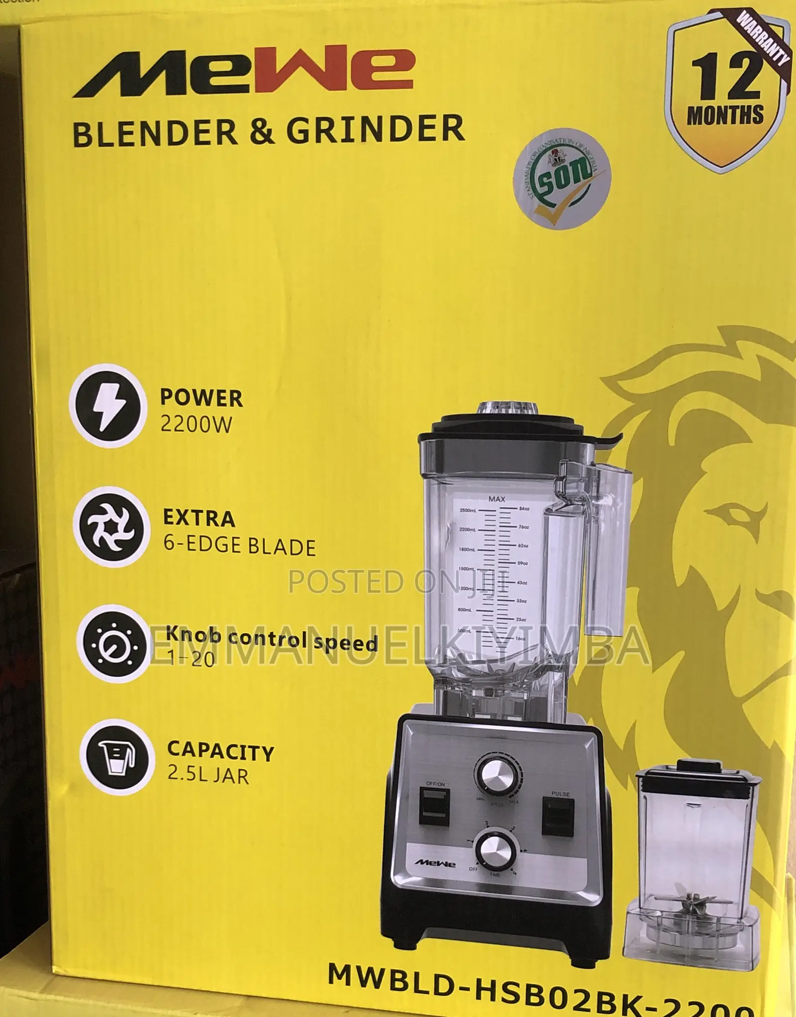 Ice Crusher Blender Mw 2202
