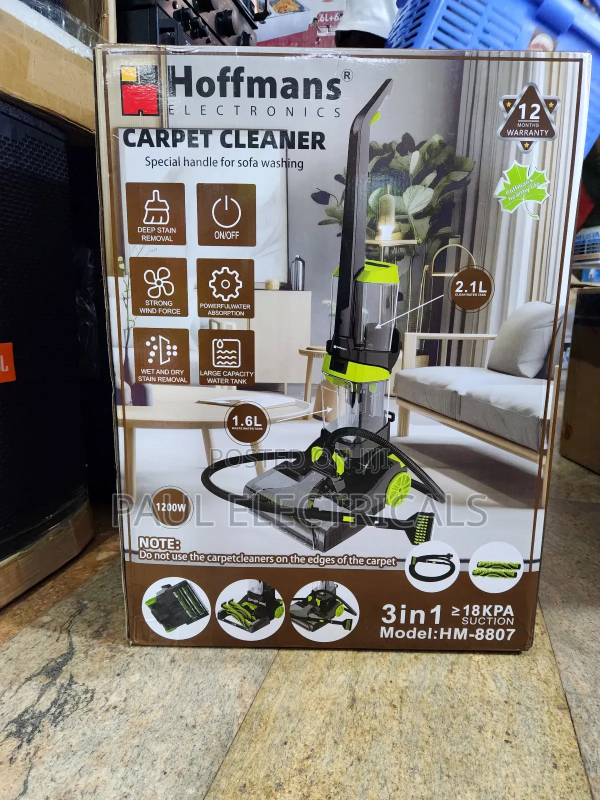 Hoffman Carpet Cleaner 8807