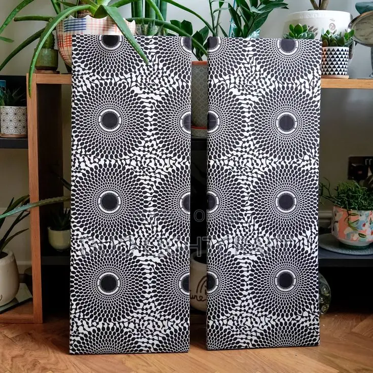 African Fabric Wall Art-Bright and Stylish!