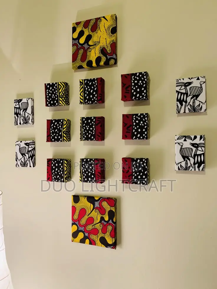 African Fabric Wall Art-Bright and Stylish!