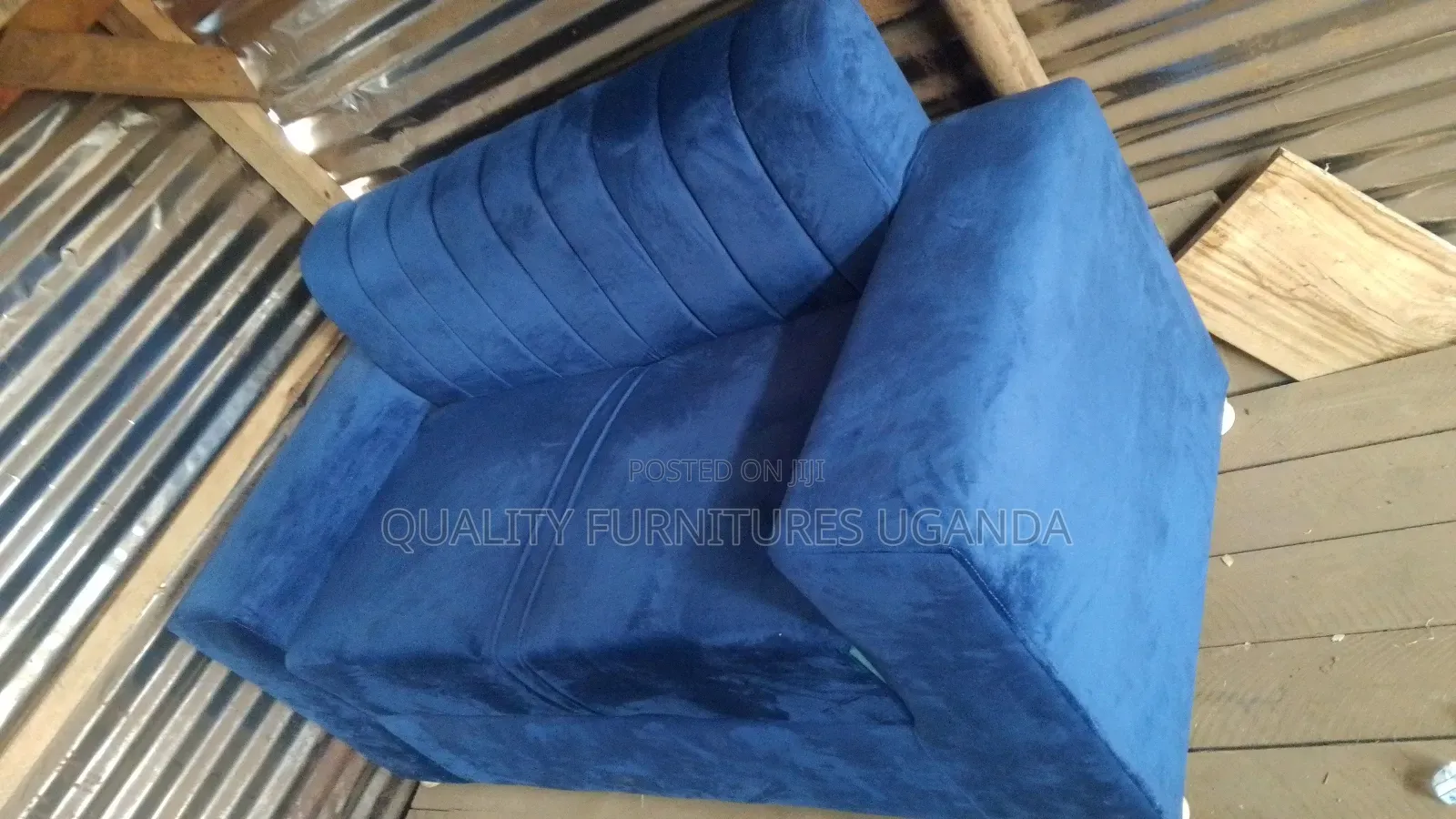 Brand New Blue 3 Seater