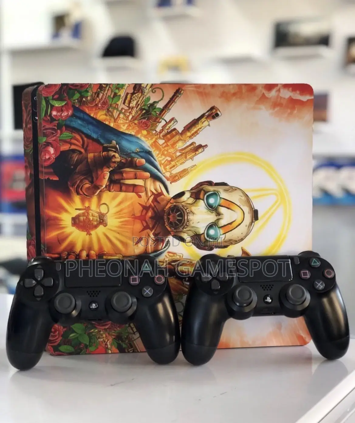 Ps4 Steady Boost Set, Two Controllers, 17 Games Ready, Crisp Output.