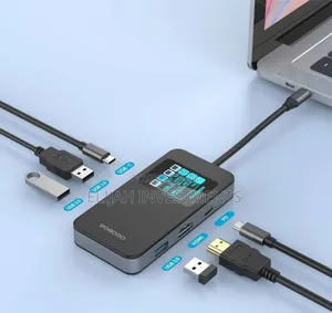 Porodo 6-in-1 Multi-Port Usb-C Hub