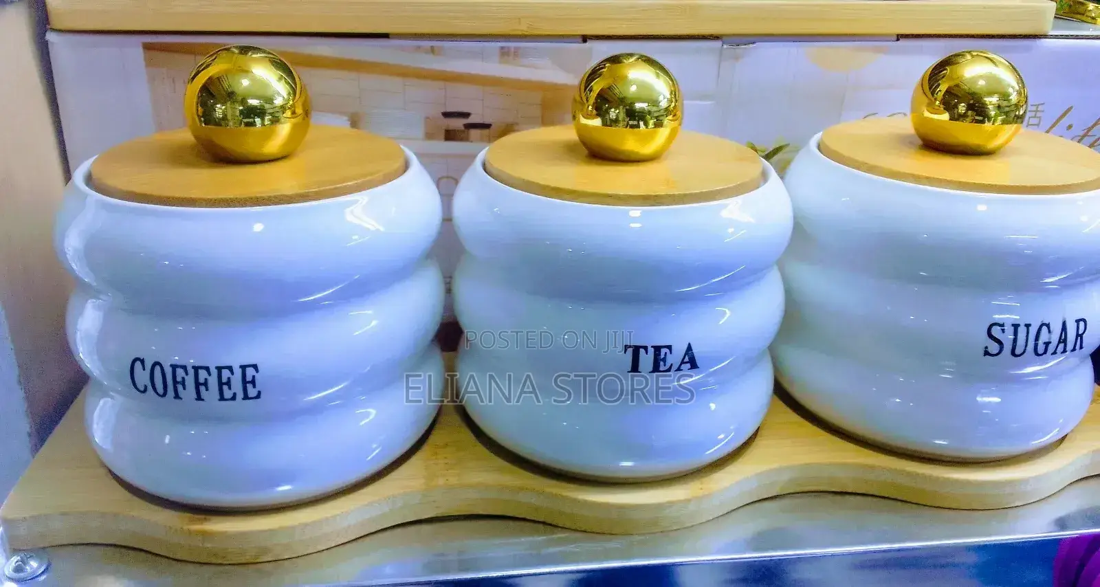 Ceramic Canister Set 3pcs