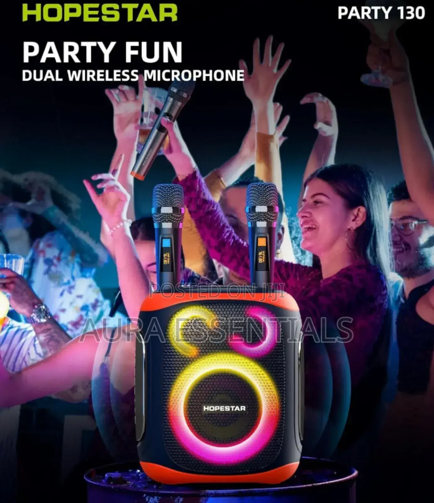Hopestar Ultimate Heavy-Duty Bluetooth Speaker With Karaoke