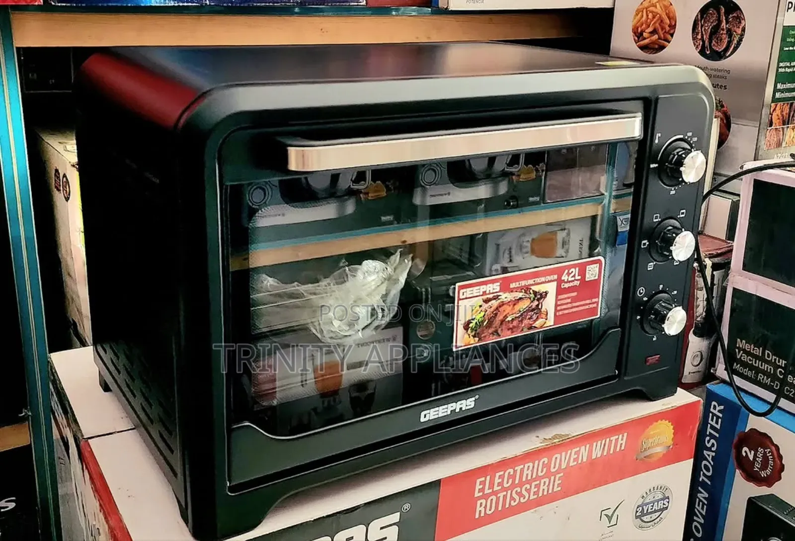 Geepas 42 Litre Electric Oven With Rottiserie Ggo4450