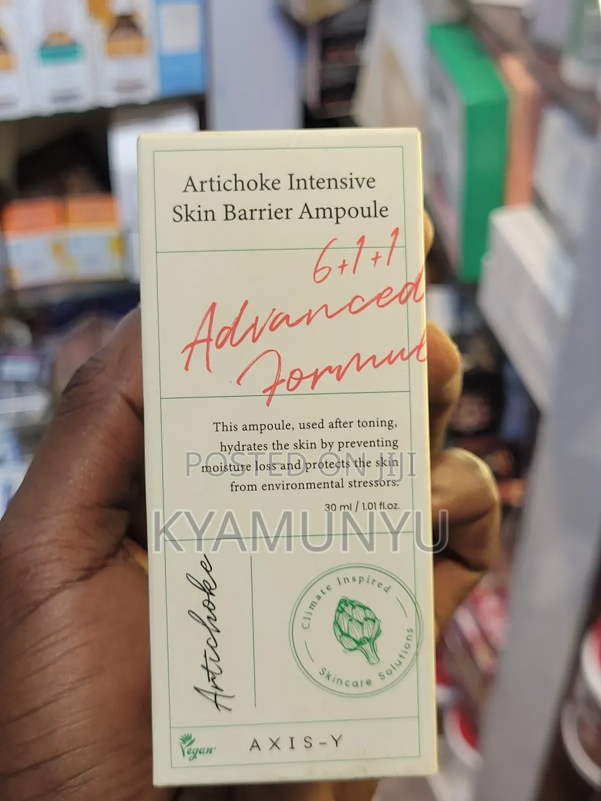 Axis-Y Artichoke Intensive Skin Barrier Ampoule.