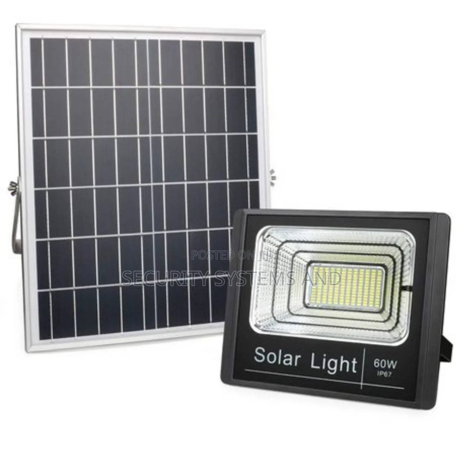 60 Watt Solar Flood Light With Remote Control