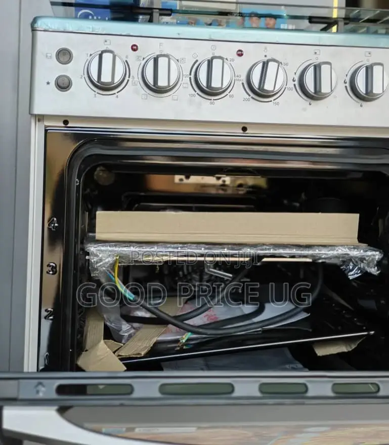 Midea Freestanding Gas Cooker 3 Gas Burners and 1 Electric Hotplate.