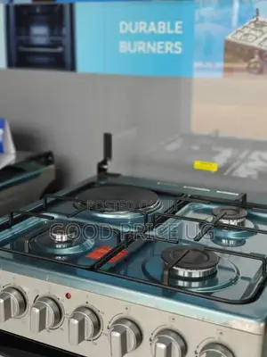 Midea Freestanding Gas Cooker 3 Gas Burners and 1 Electric Hotplate.