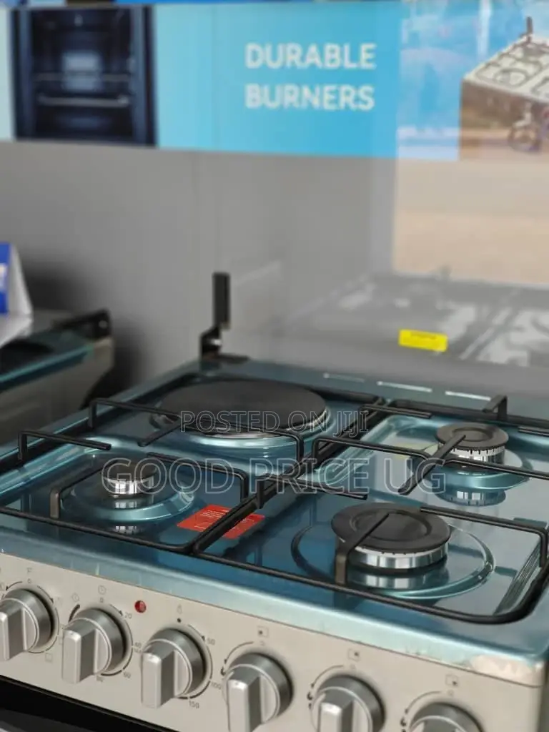 Midea Freestanding Gas Cooker 3 Gas Burners and 1 Electric Hotplate.