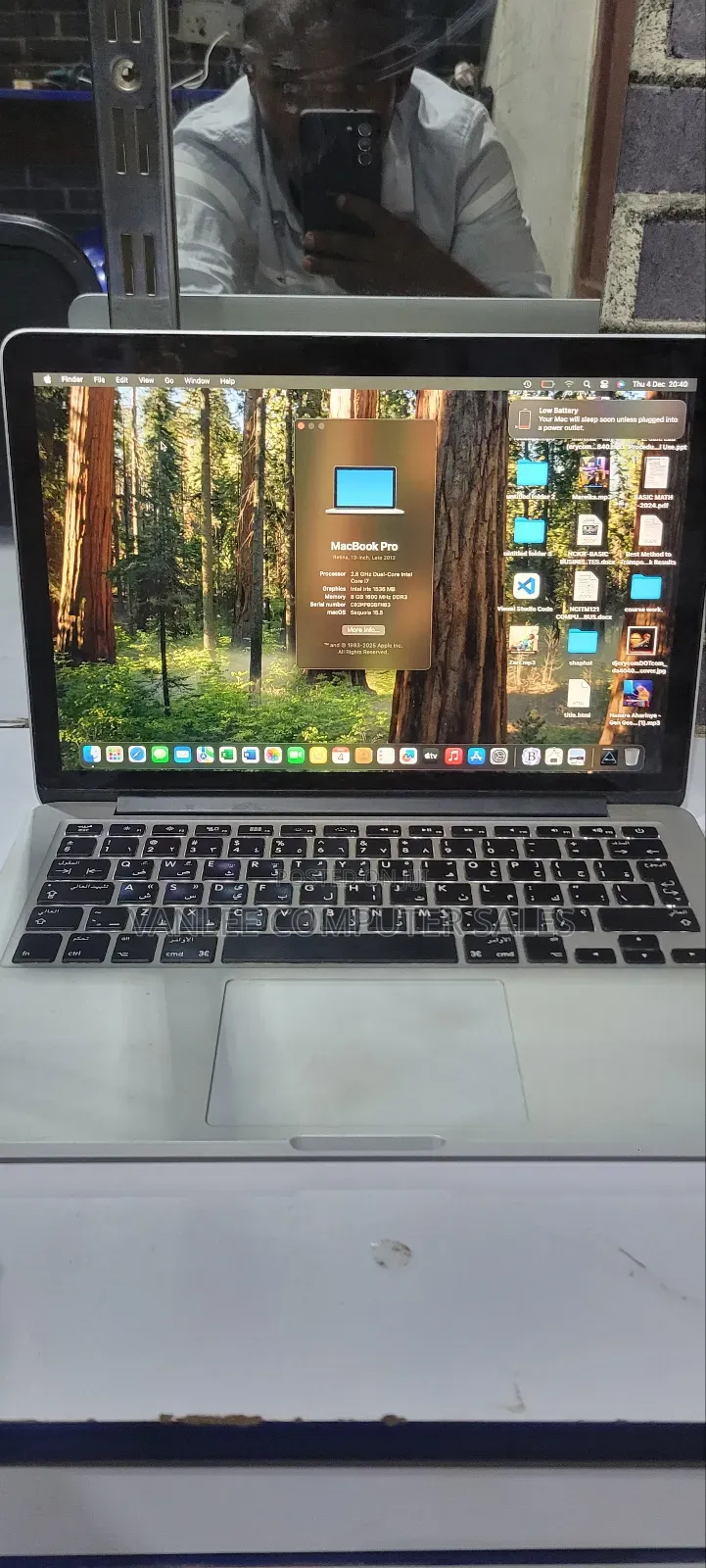 Laptop Apple MacBook 2013 8GB Intel Core I7 SSD 128GB