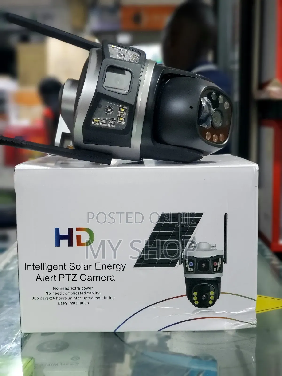 Solar Security Camera- 4g Dual Lens