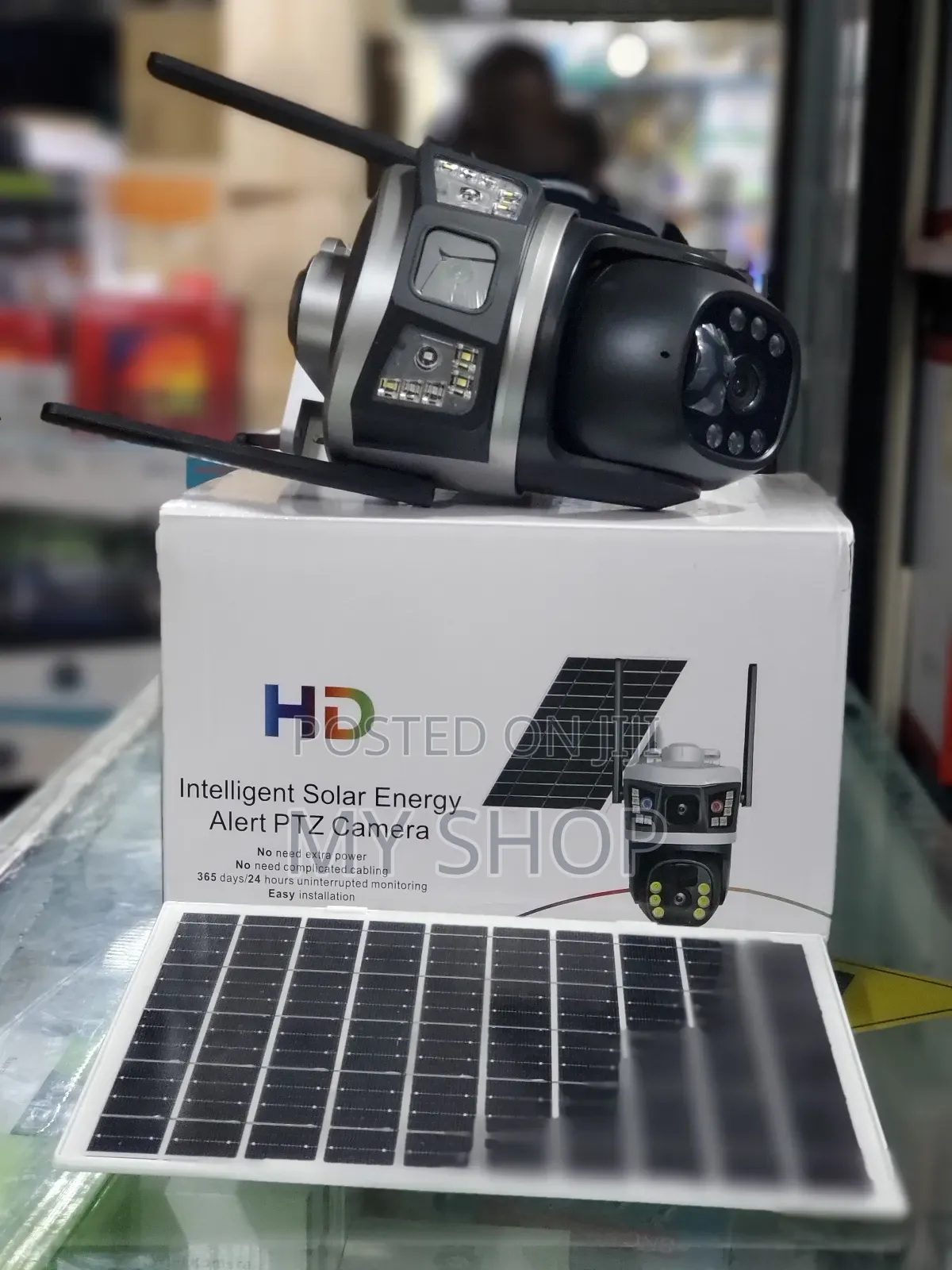 Solar Security Camera- 4g Dual Lens