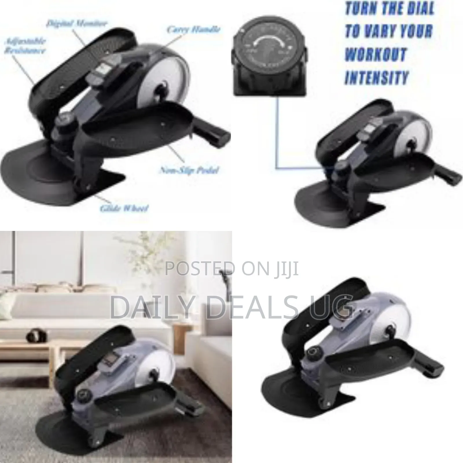 Smart Mini Stepper Foot Pedal Exerciser, Under Desk Magnetic