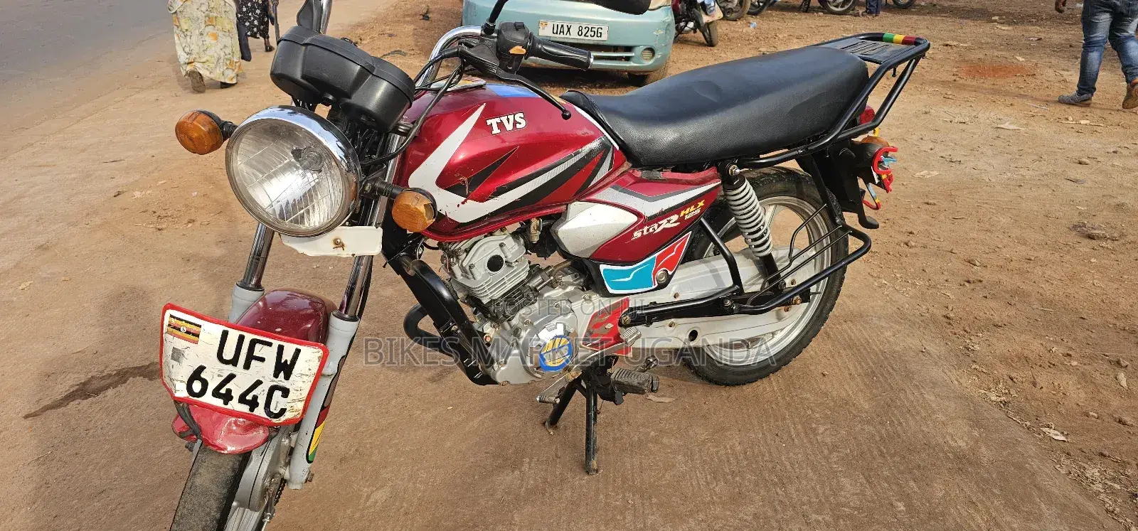 TVS HLX 125 2023 Red