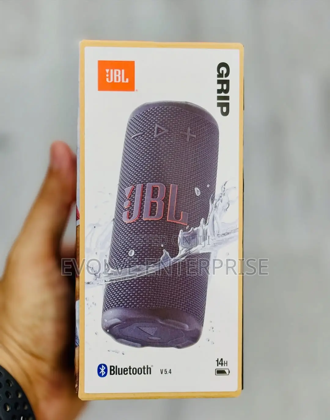 Jbl Grip - Compact Bluetooth Speaker With Bold Jbl Pro Sound