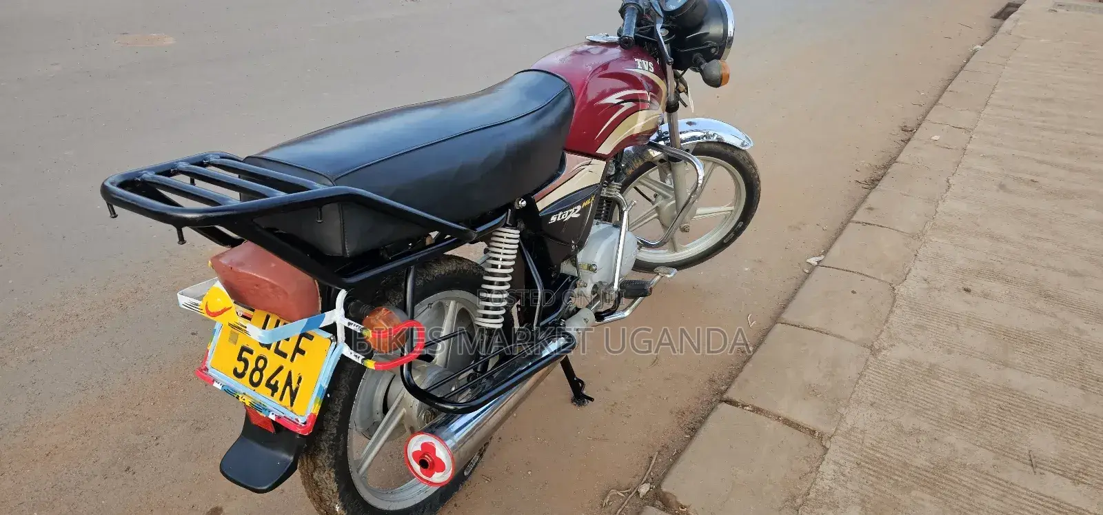 TVS XL 100 2018 Red