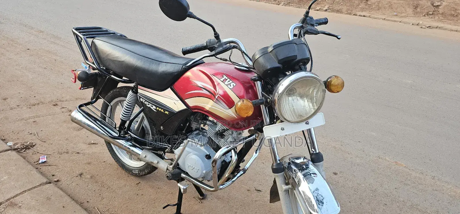 TVS XL 100 2018 Red