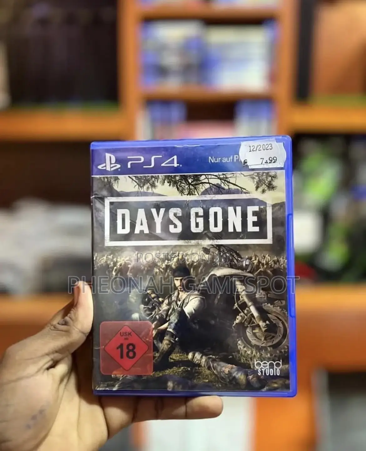 . Days Gone Ps4 Cd – Ride Through Chaos in Clean, Used Condition