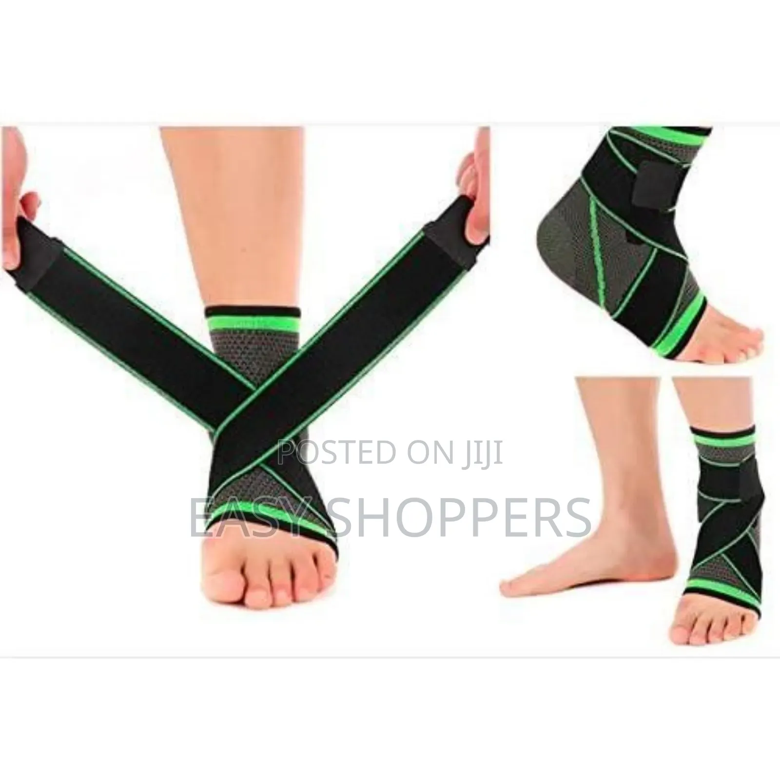 Ankle Brace Support Compression Sleeve Sprained Tendon Pain Relief
