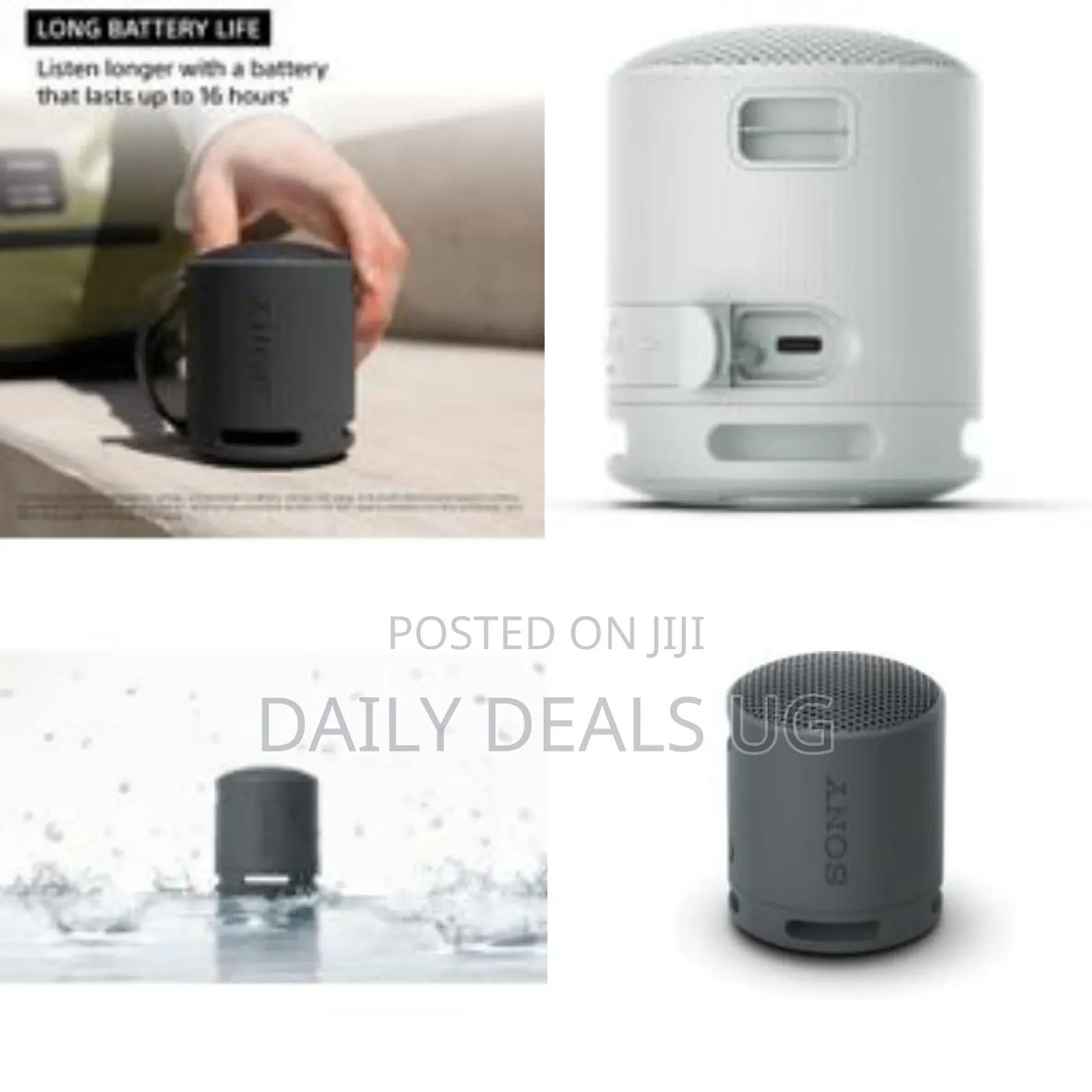 SRS-Xb100 Wireless Bluetooth Portable Lightweight Super-Compact Travel
