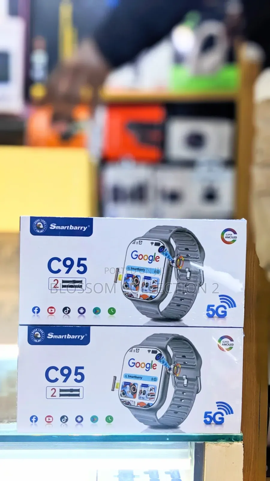 Smartbarry C95 Super Amoled Smart Watch With Simcard (Single)