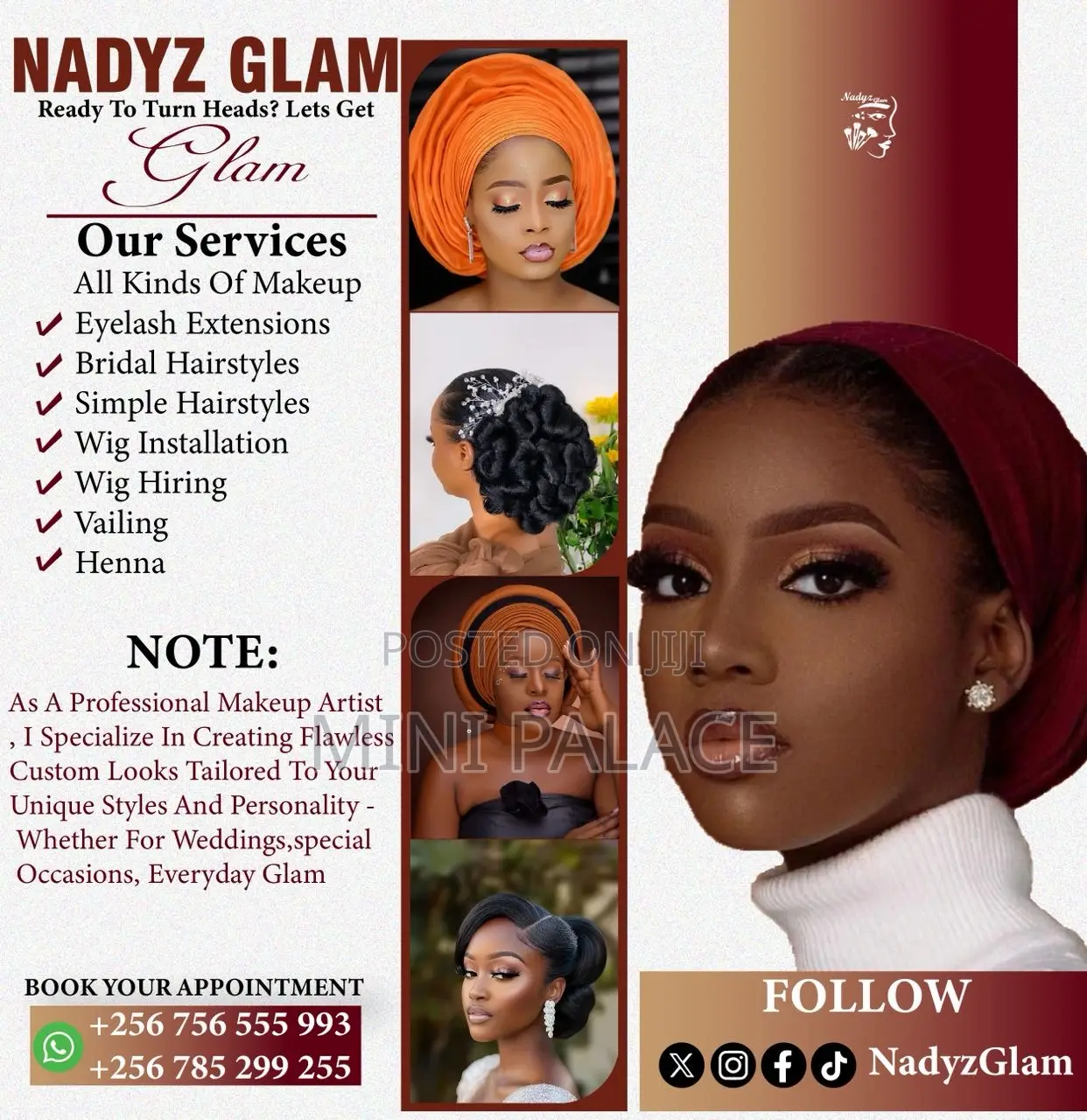 Makeup and Wig Installation