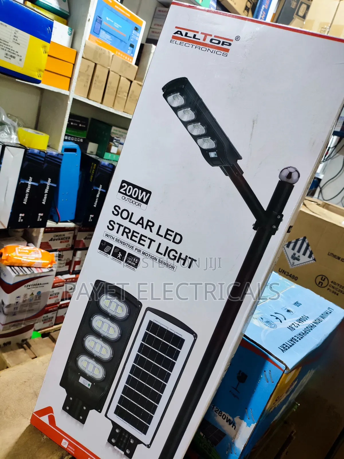 All Top Solar Led Street Light for 200watts