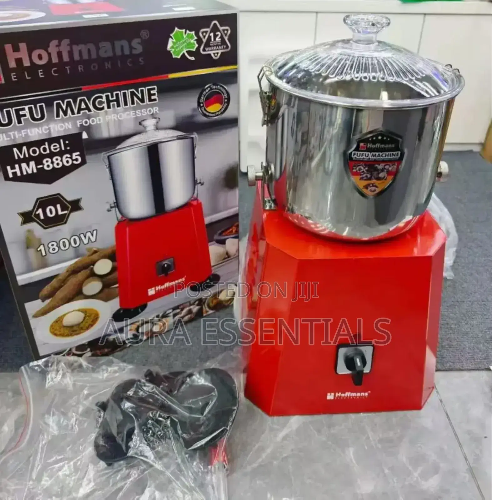10litres Hoffmans Fufu Machine (Model: Hm-8865)