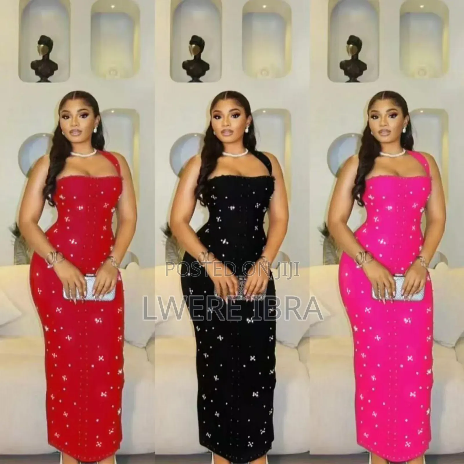 Red Dinner Party Dresses for Ladies