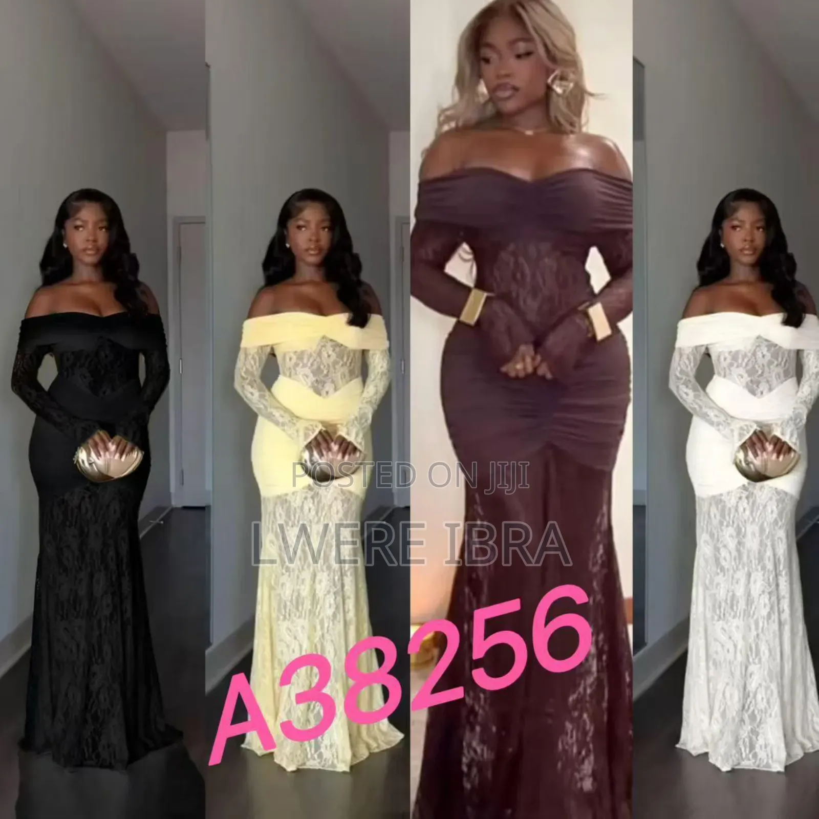 Cream Net Party Dresses for Ladies