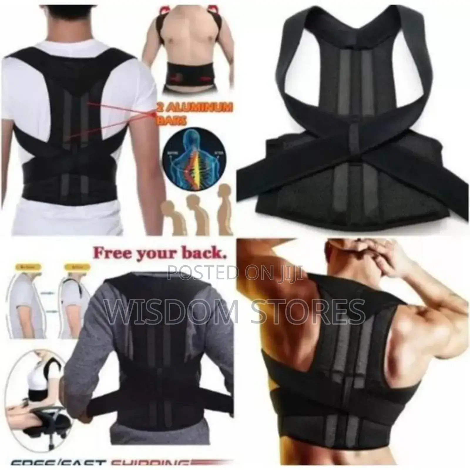 Power Magnetic Posture Support Belt