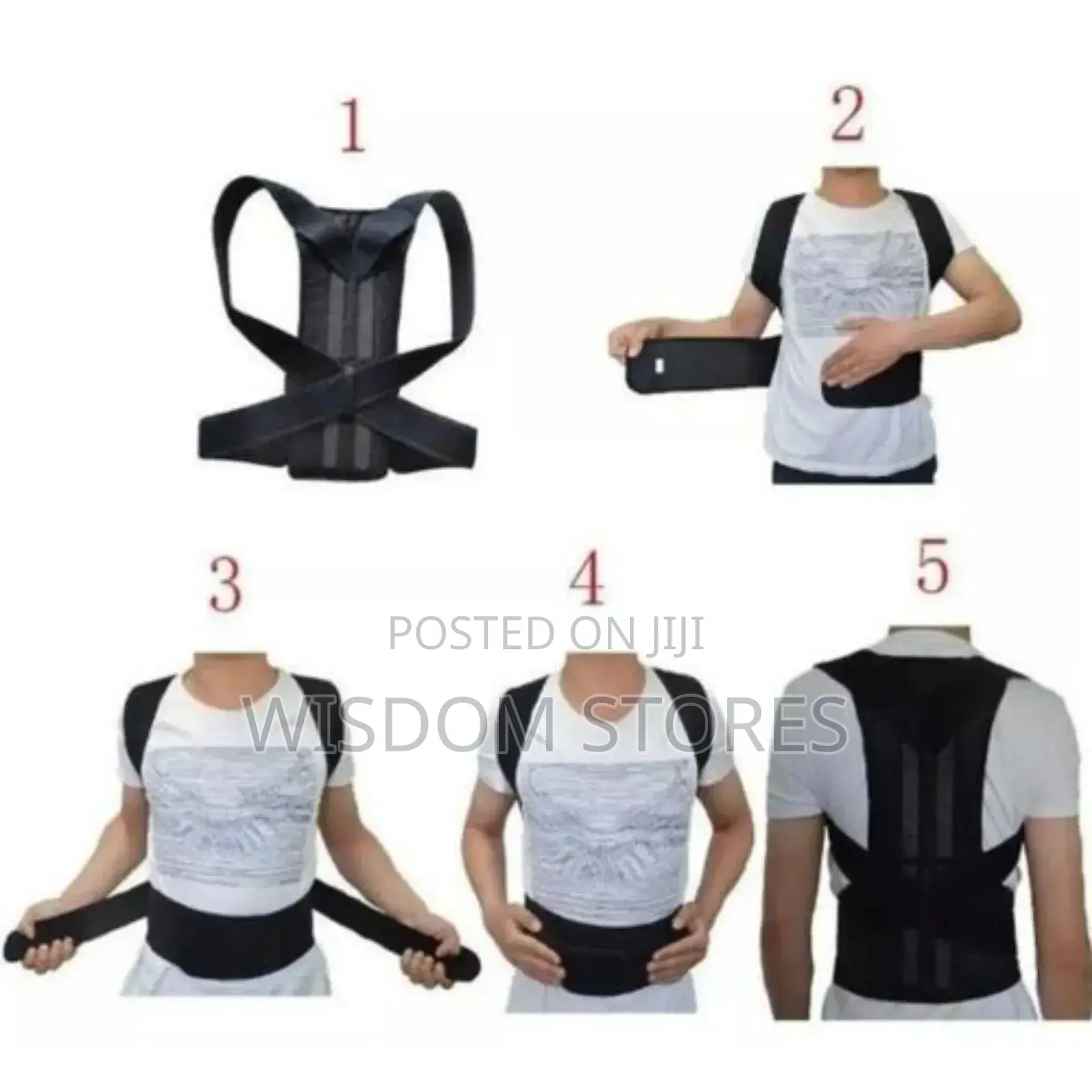 Power Magnetic Posture Support Belt
