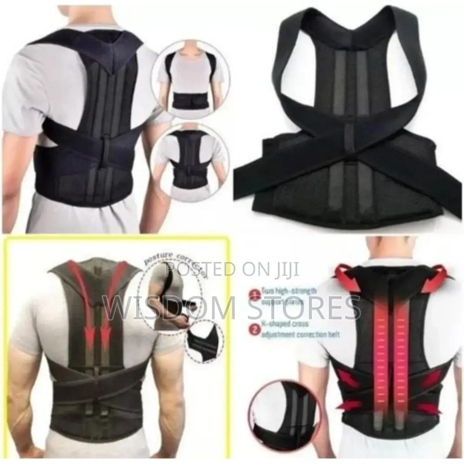 Power Magnetic Posture Support Belt