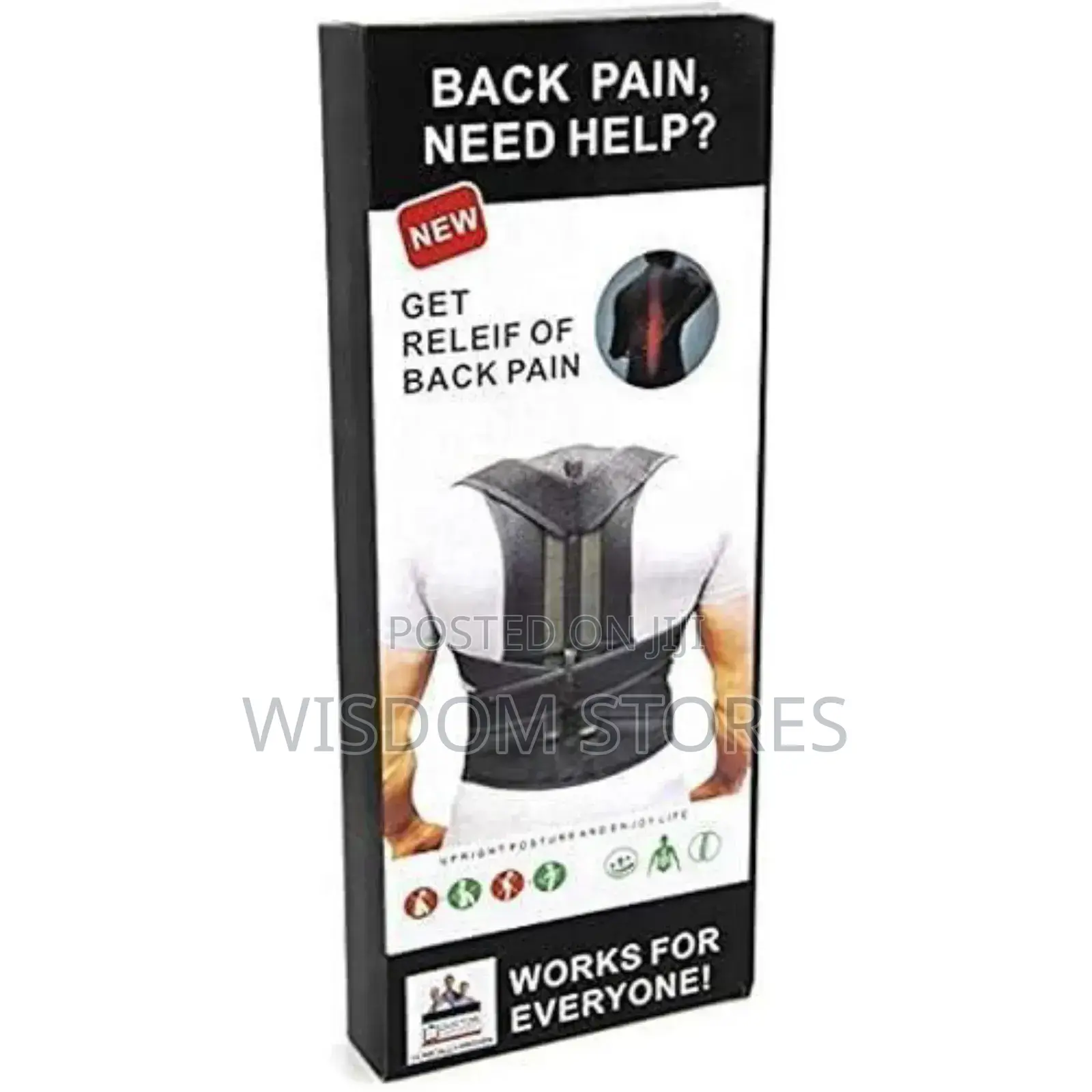 Power Magnetic Posture Support Belt