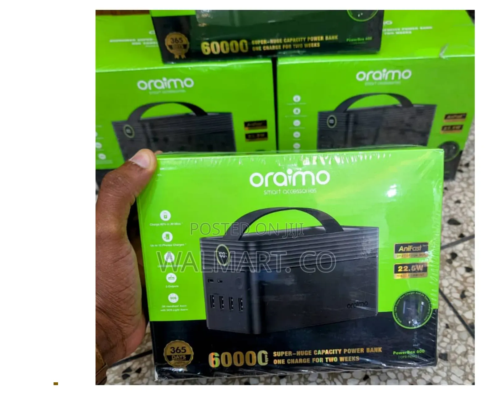 Oraimo Powerbox 60000mah Heavy Duty Powerbank