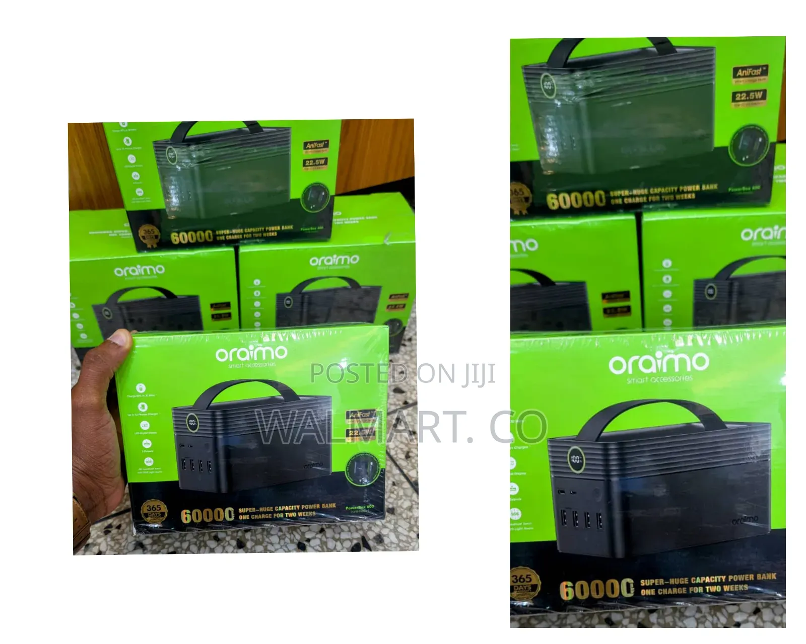 Oraimo Powerbox 60000mah Heavy Duty Powerbank