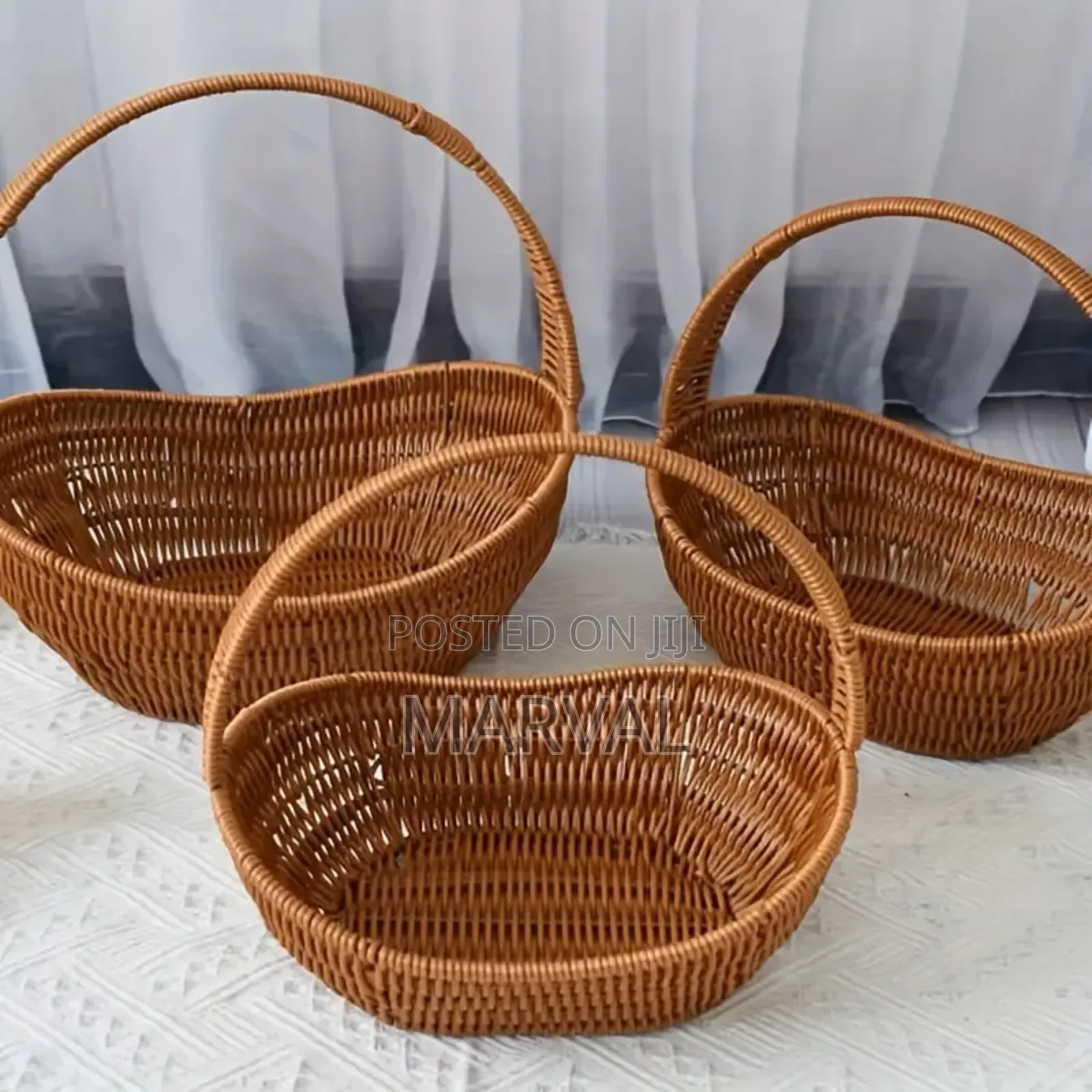 3pc Multipurpose Woven Basket