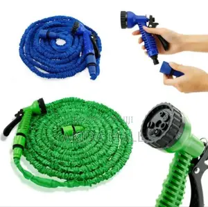 30mtrs/100ft Adjustable Garden Magic Hose Pipe WTH 7heads Nozzle