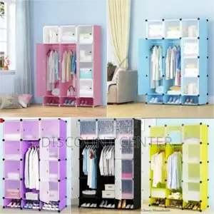 Plastic Wardrobe Organizer 3 Column