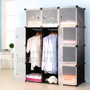 Plastic Wardrobe Organizer 3 Column