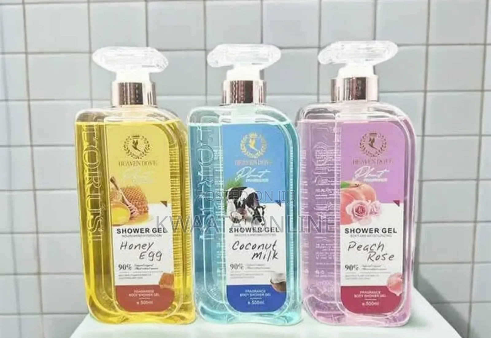 Heaven Dove Pure Natural Origin Shower Gels-500ml