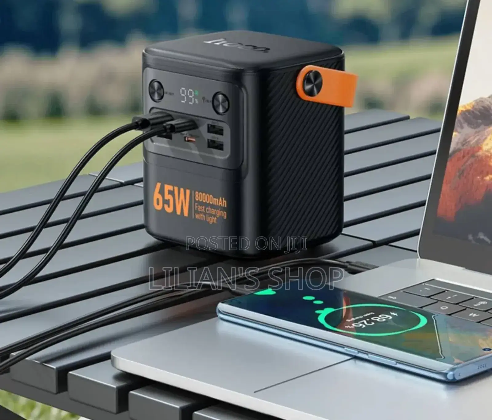 Hoco J152 Pro Intelligentbalance 80000 Large Capacity Power Bank.