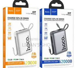 Hoco Q39 Eminente 20000mah Power Bank.