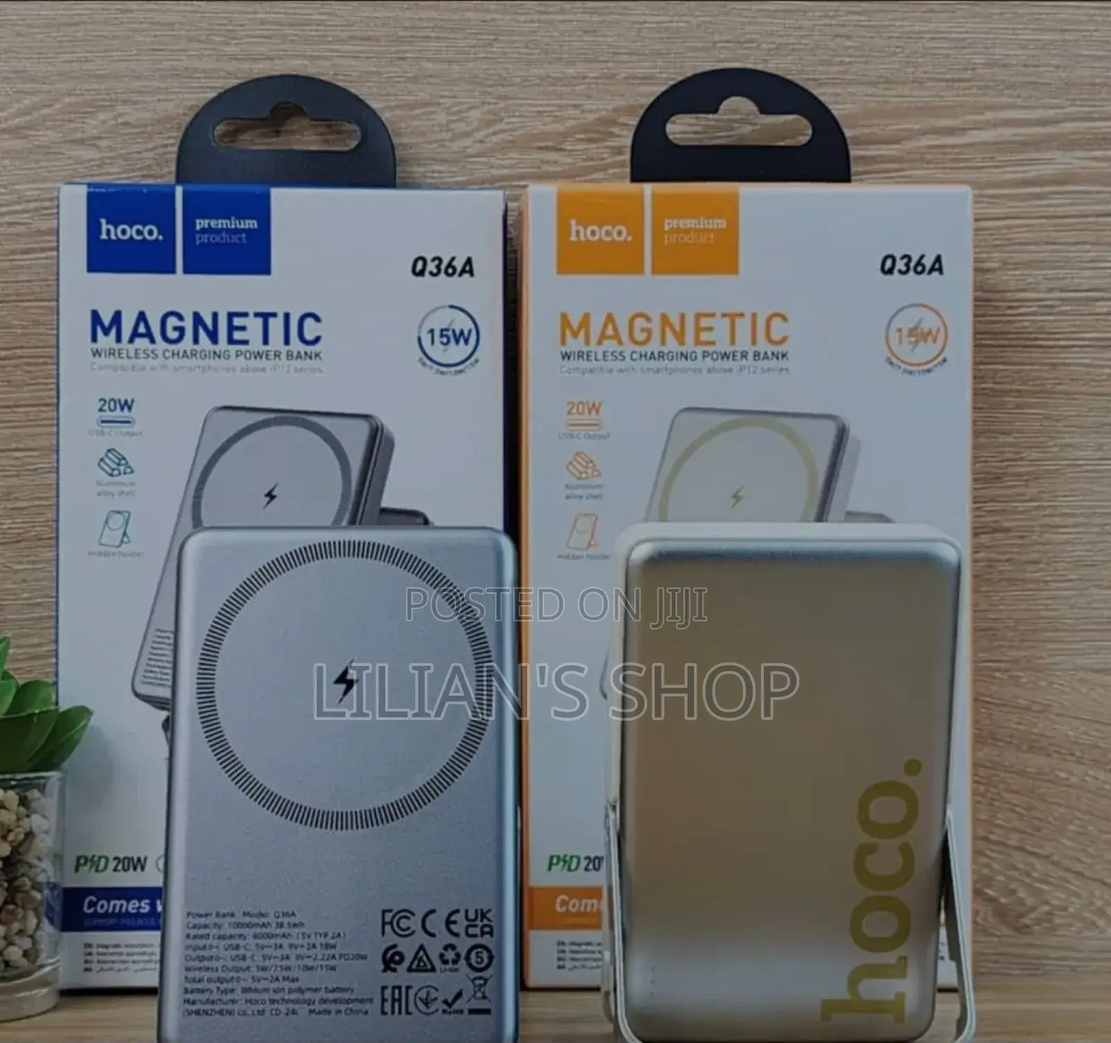 Hoco. Q36a Magnetic Wireless Charging Power Bank
