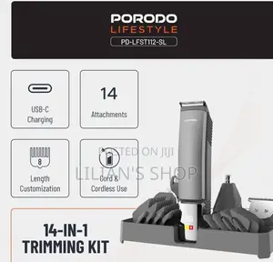 Porodo Lifestyle 14-in-1 Trimming Kit