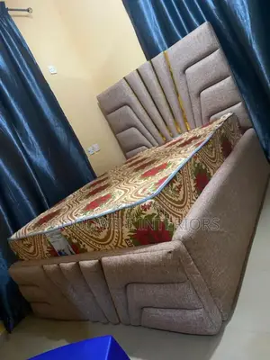 6 by 6 Bed in Gray Colour