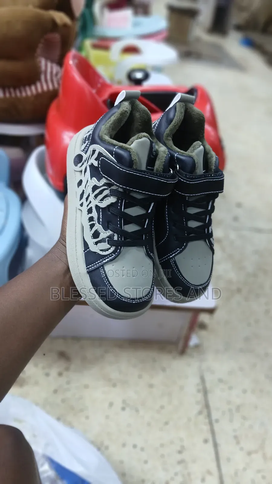 Kids Leather Sneakers