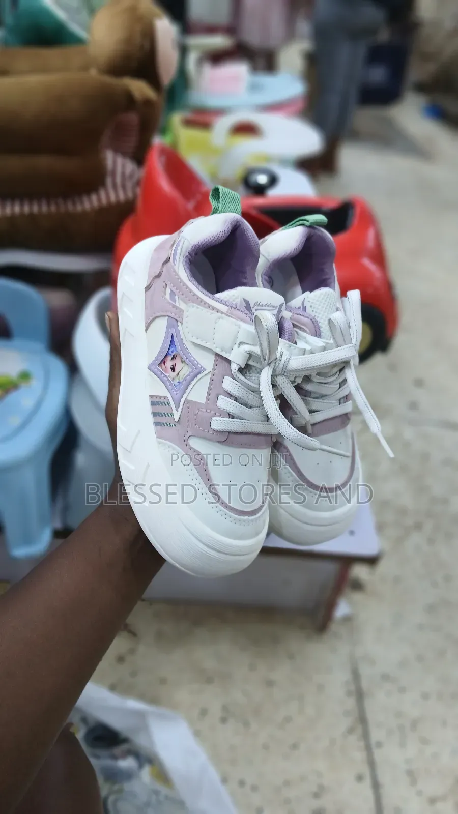Kids Leather Sneakers